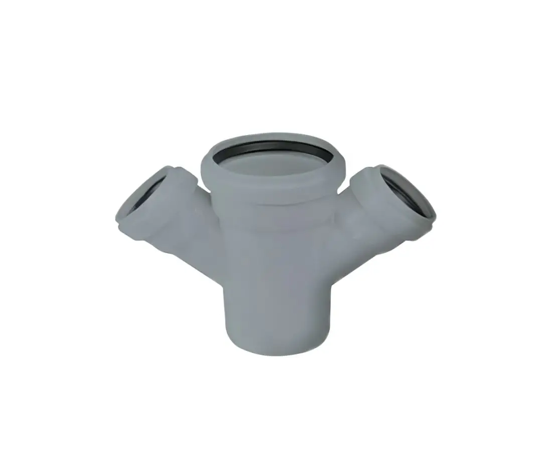 ჯვარედინი 100*100 (45 გრ.) +GF+ (PVC) — საკანალიზაციო მილი